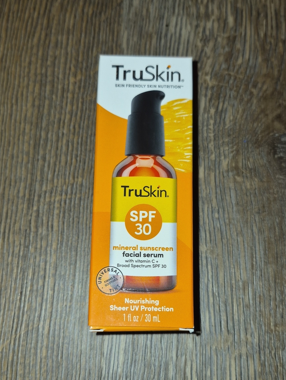 TruSkin Skin SPF 30 Mineral Sunscreen Facial Serum - Nwt